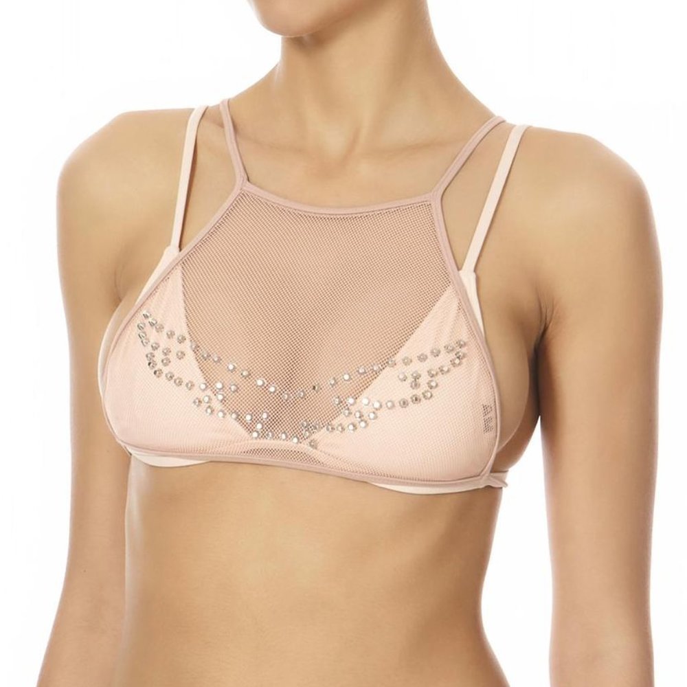 MINIMALE ANIMALE | Cocoa Stud Restraint Outlaw Top